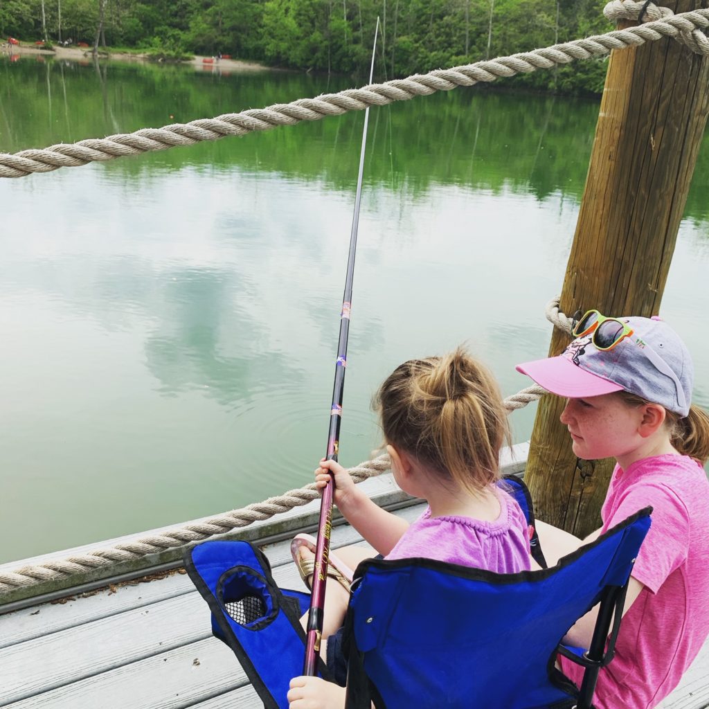fishing with kids